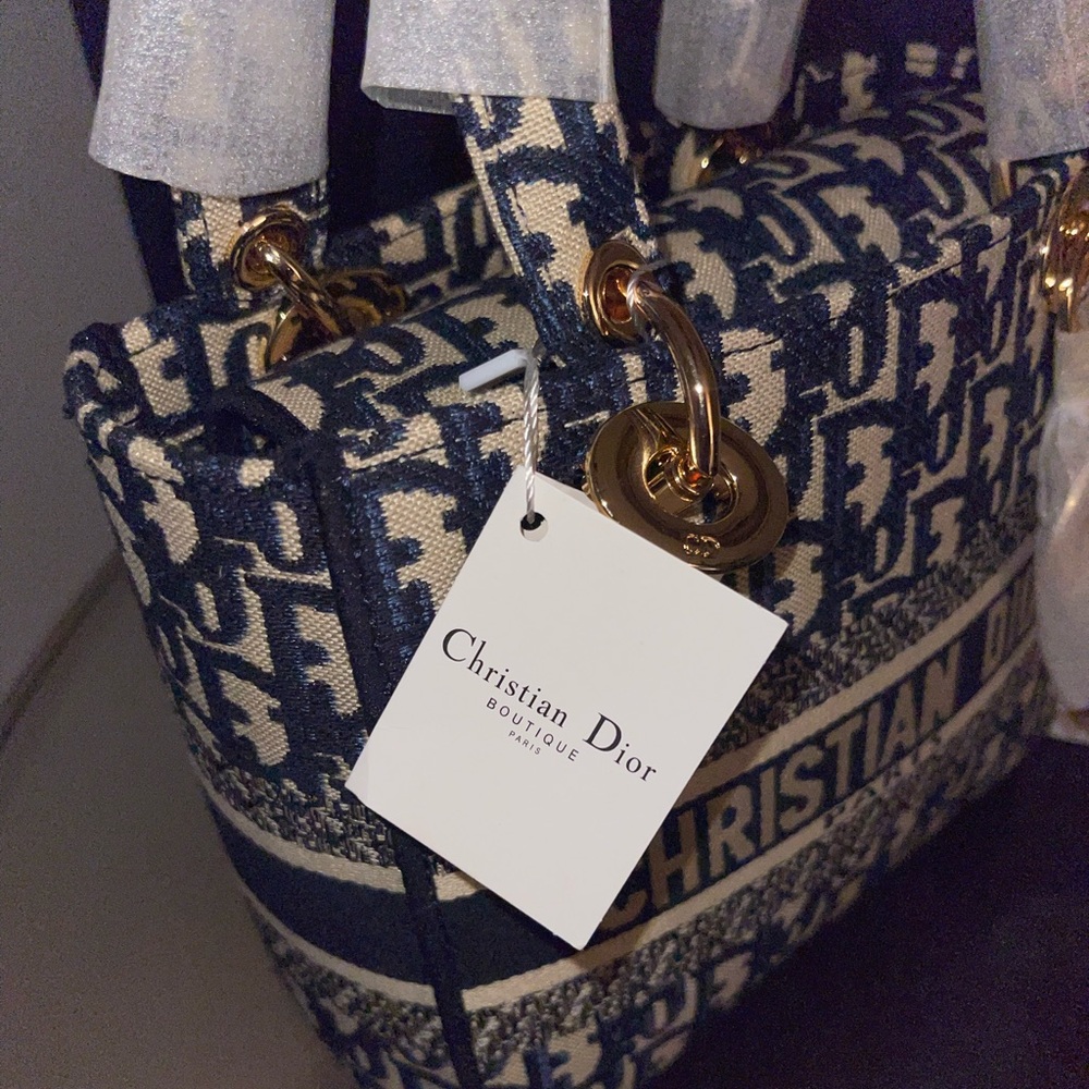 Dior purse blue Vintage